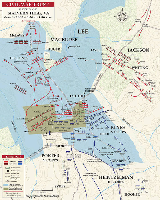 Battle of Malvern Hill, Virginia, Map.jpg