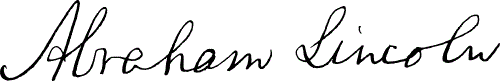 Abraham Lincoln signature.gif