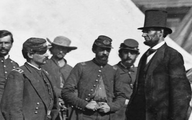 President Lincoln visiting the troops.jpg