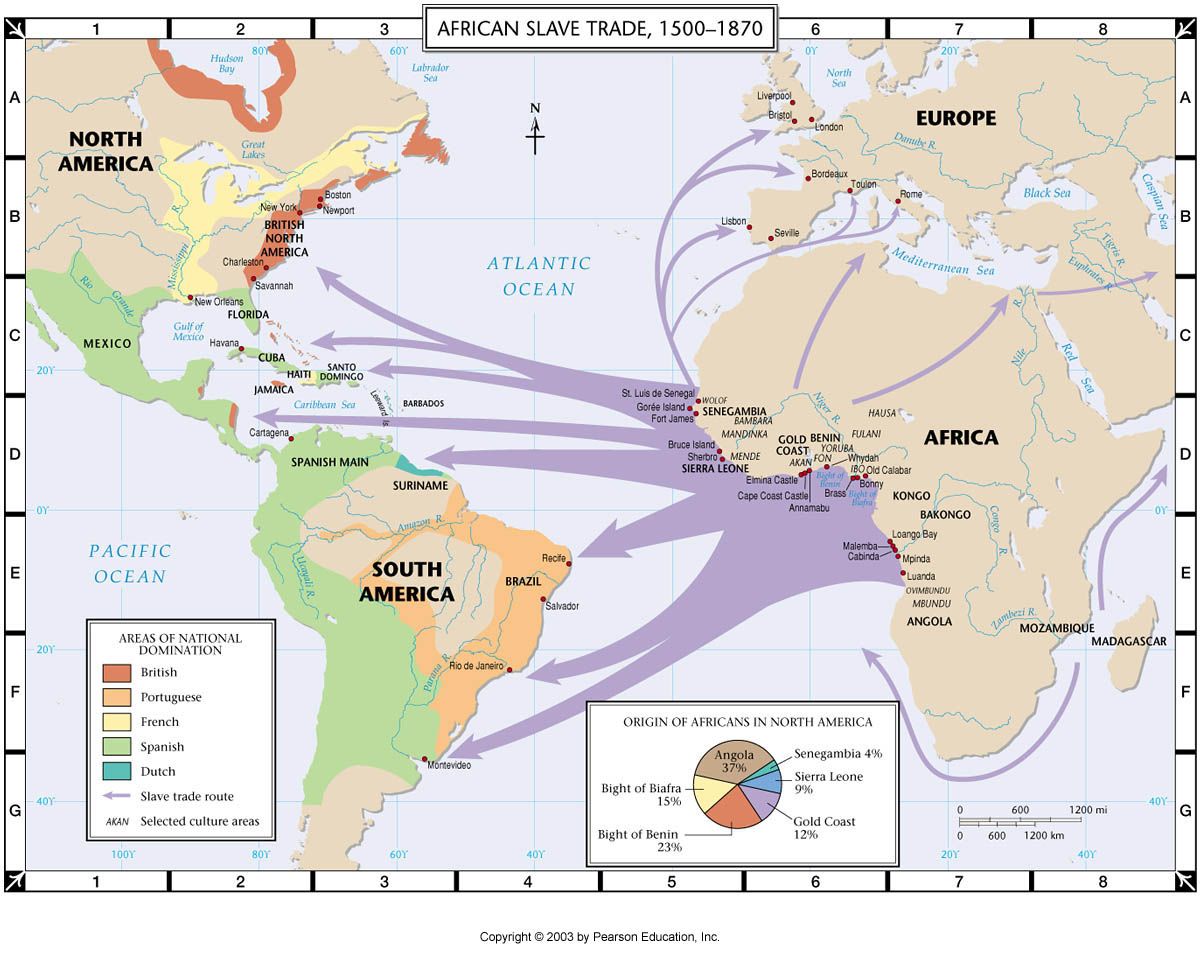 Slavery In The 13 Colonies Chart