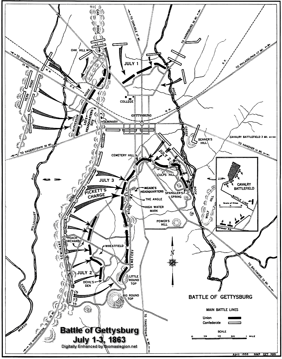 Gettysburg Casualties Chart