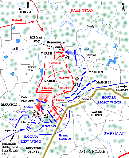 Battle of Bentonville Map.gif