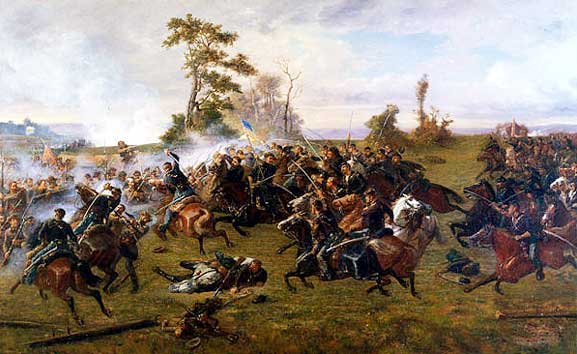 The Battle of Five Forks Oil Painting.jpg