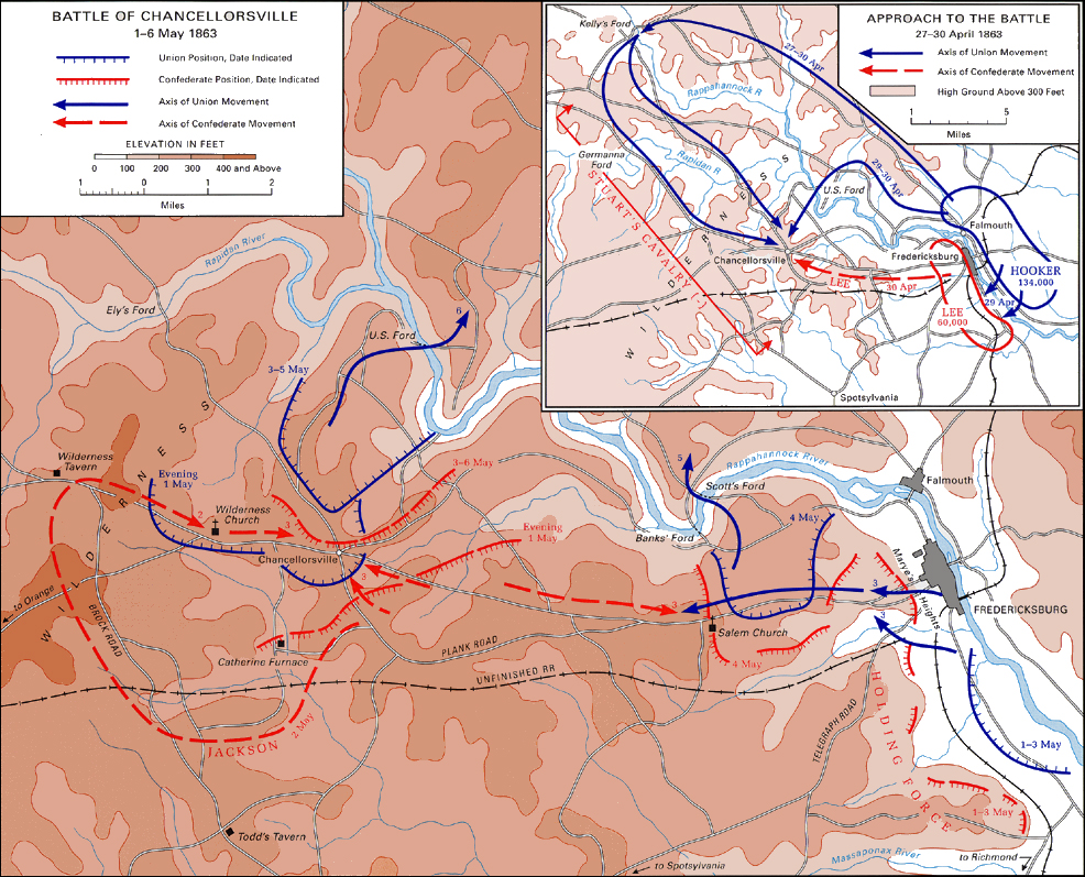 Battle of Chancellorsville, Virginia, Map.jpg