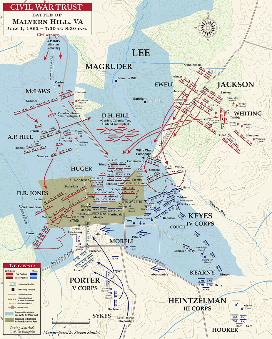 Battle of Malvern Hill, VA, Map.jpg