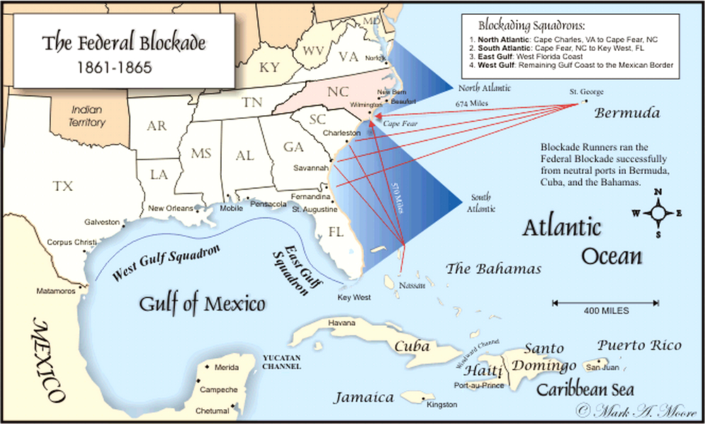 Union Naval Blockade US Naval Blockade Map.jpg