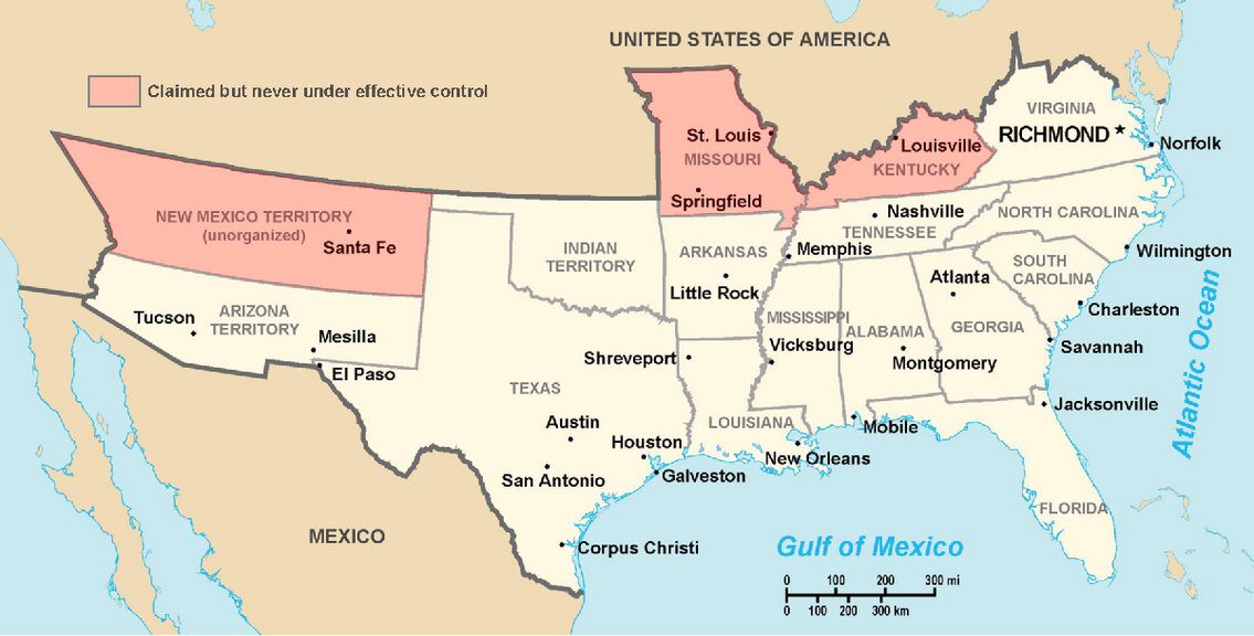 border states 1860