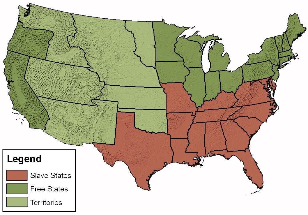 border states 1860