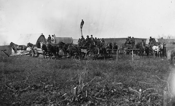 Civil War men, horses, wagons and equipment .jpg