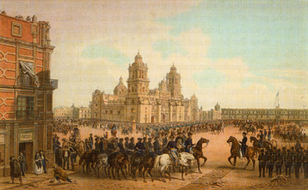 US Forces March into Mexico in Mexican War.jpg