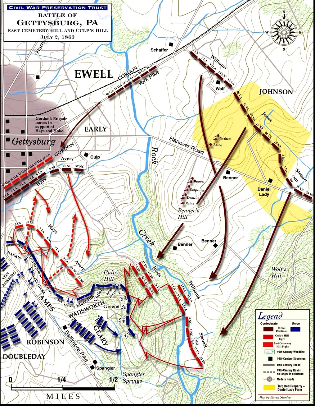 East Cemetery and Culp's Hill Battlefield Map.jpg