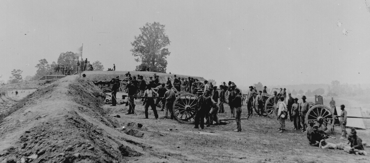 Civil War artillery trenches of Petersburg.jpg