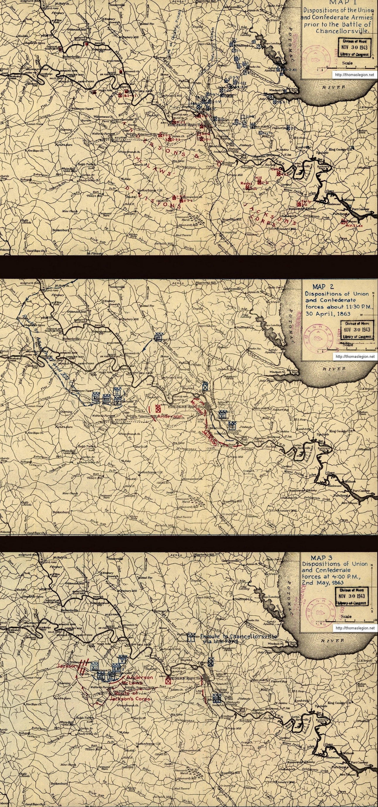 Civil War era Chancellorsville Battlefield Map.jpg