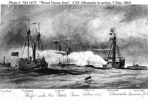 CSS Albemarle engaging Federal gunboats.jpg