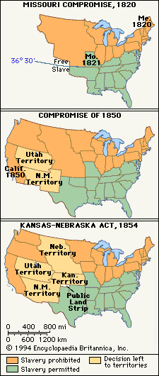 The Compromise of 1850 Map.gif