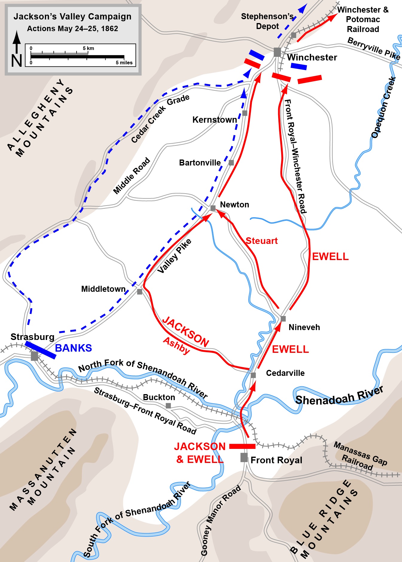 First Battle of Winchester Civil War Map.jpg