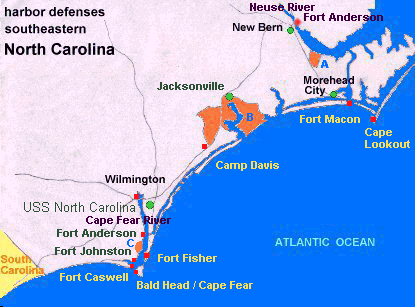 North Carolina Civil War Coastal Defenses.gif