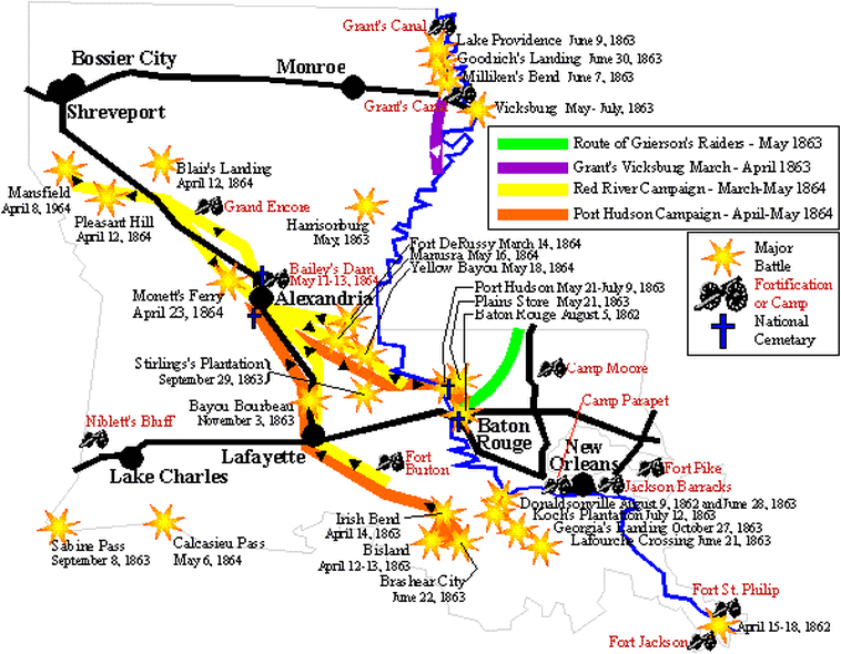 Louisiana Civil War Battles.gif