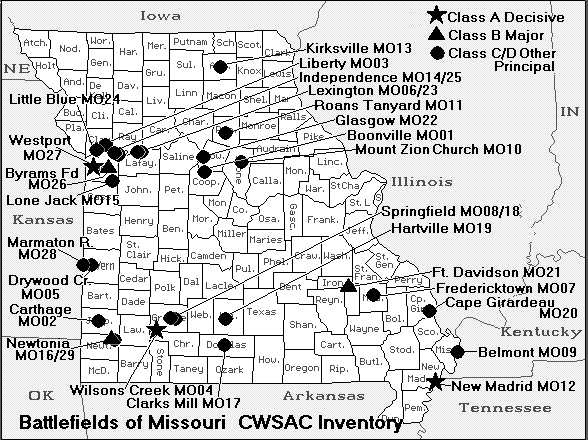 Missouri Civil War Battle Map.gif