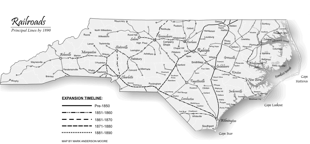 North Carolina Civil War Railroad Map.gif