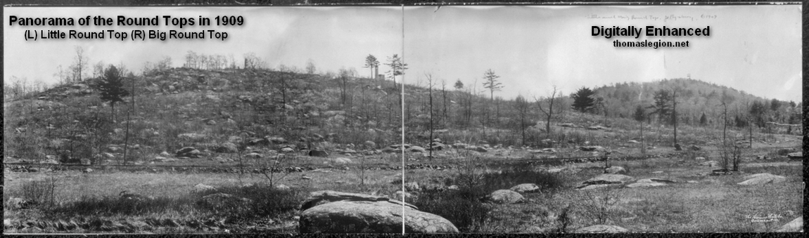 Panorama of the Round Tops in 1909.jpg