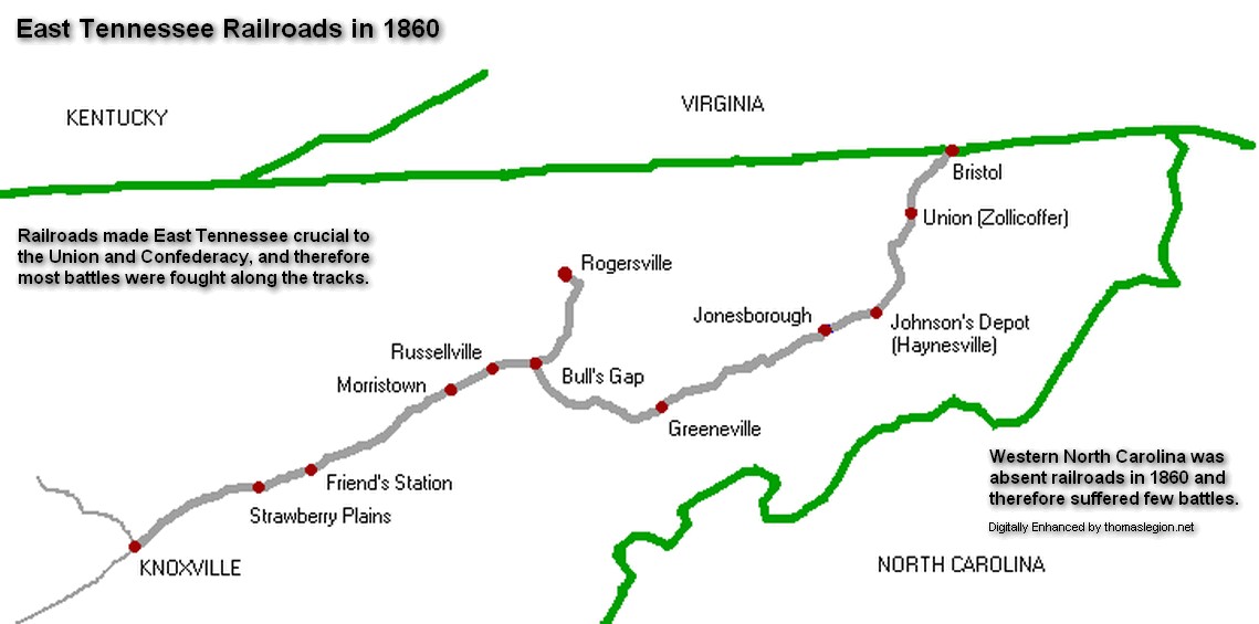 Tennessee Civil War Railroad Map.gif