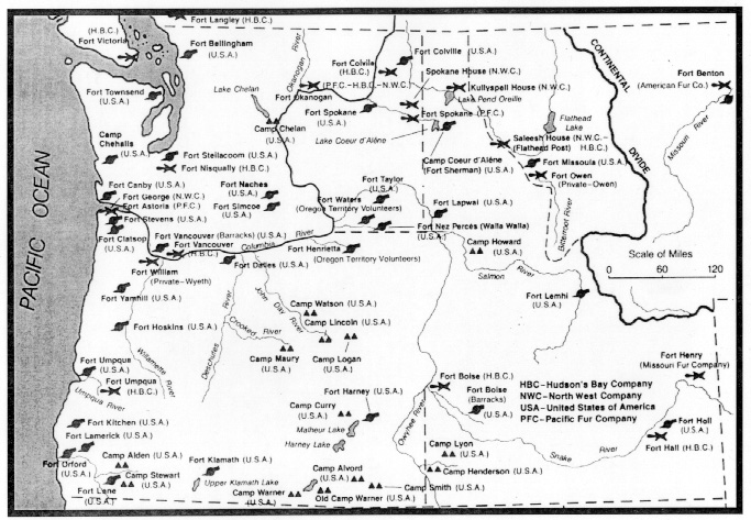 19th Century military forts Oregon Civil War.jpg