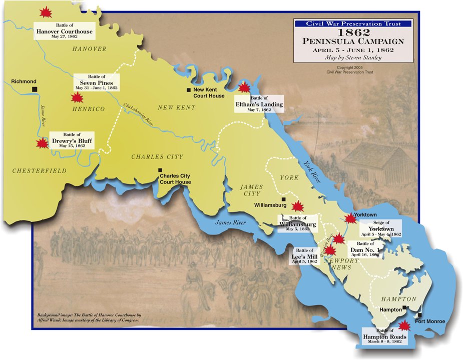 Civil War Peninsula Campaign Map .jpg