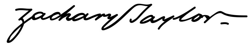 President Zachary Taylor Signature.jpg