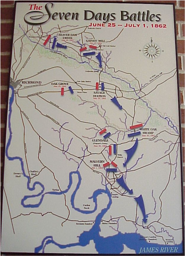 Civil War Virginia Seven Days Battles Map.jpg