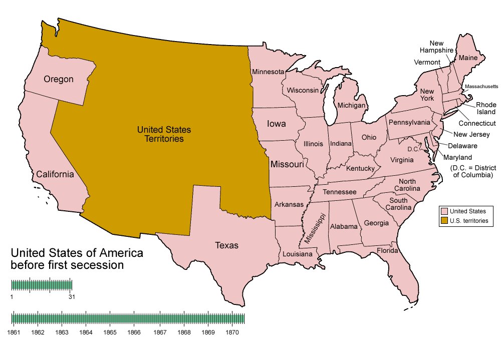 Ohio and Secession of Southern States Map.gif