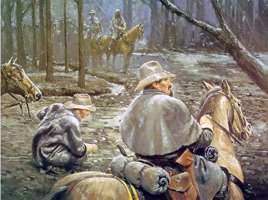 Confederate Cavalry Tracking Union Soldiers.jpg