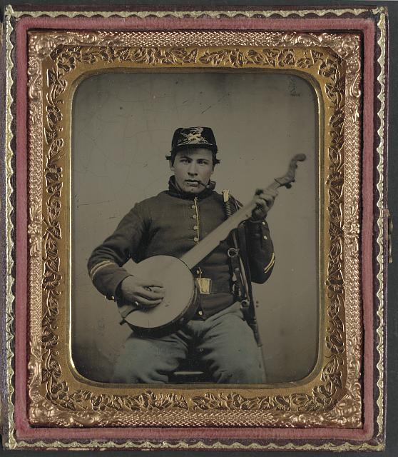 Union Cavalryman with musical instruments.jpg