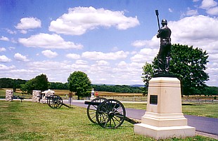 Union guns in the Peach Orchard.jpg