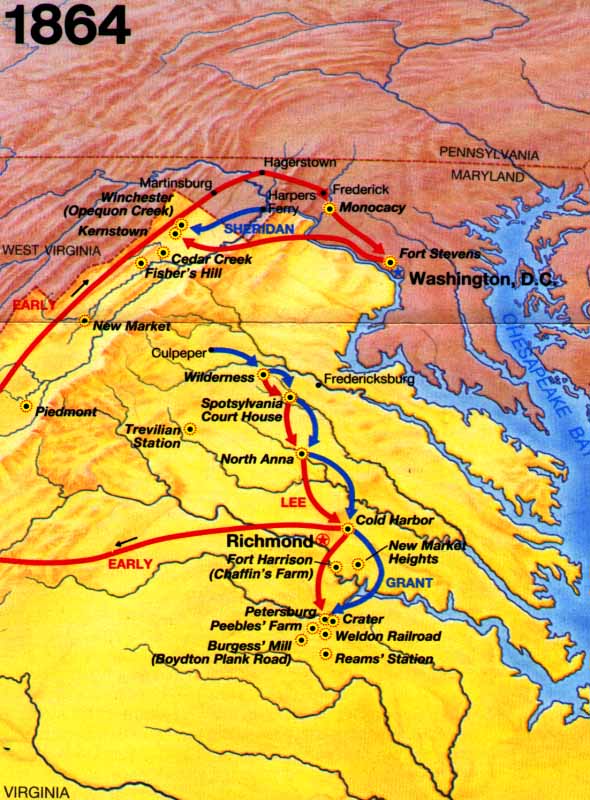 Virginia Civil War Battlefield Map in 1864.jpg
