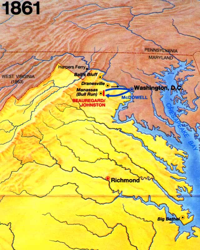 1862 VA MAP Culpeper Appomattox Amherst Bonnie Blue Civil War Virginia History 