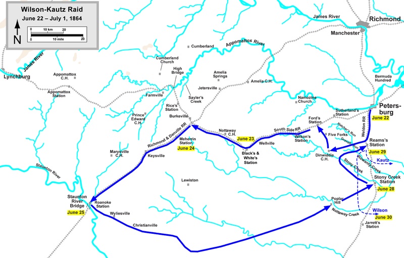 Virginia Civil War Wilson Kautz Raid Map.jpg
